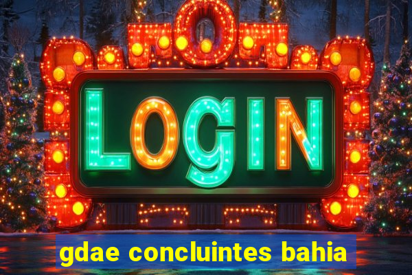 gdae concluintes bahia